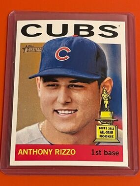 Anthony Rizzo #191 [All-Star Rookie] 2013 Topps Heritage Baseball Trading Card